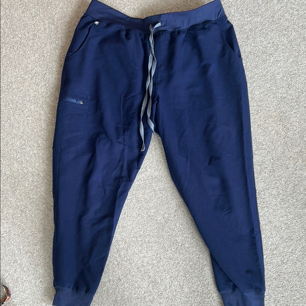 Figs technical collection,  women’s navy blue scrub bottoms